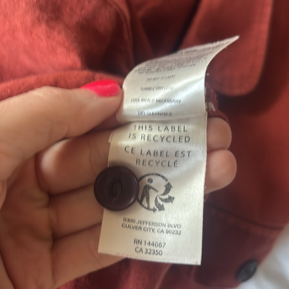Like new Outerknown S.E.A. Jumpsuit in Henna - Picture 7 of 10